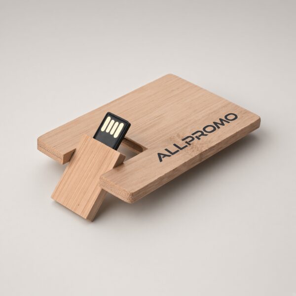 ხის ბარათის ფორმის USB ფლეშ მეხსიერება – 29GB